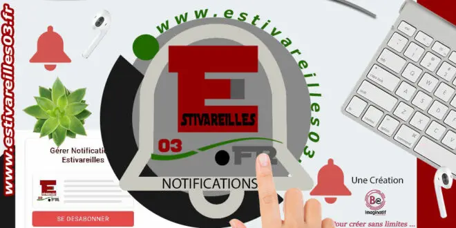 Nouvelle fonctionnalité : recevez les notifications en direct de votre commune Estivareilles 03 !