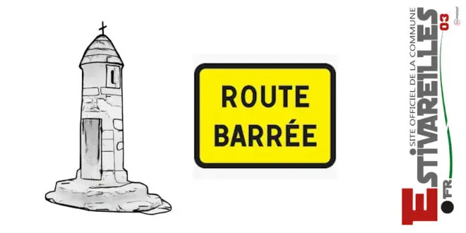 logo route barree lampier estivareilles